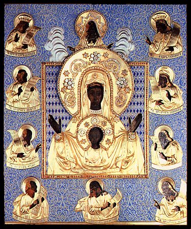  Курская-Коренная икона Божией Матери в окладе
