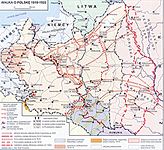 Границы Польши в годы первой мировой войны (1918-1922 гг.) 