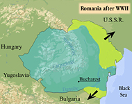  Изменение границ Румынии после Второй мировой войны 