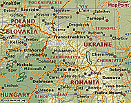  Закарпатье (Подкарпатская Русь) (современная карта) 