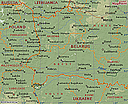  Западная Белоруссия (Брестская и Гродненская области) (современная карта)